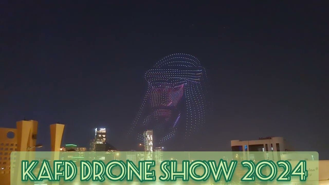 Drone Show at KAFD @SaudiFoundingDay