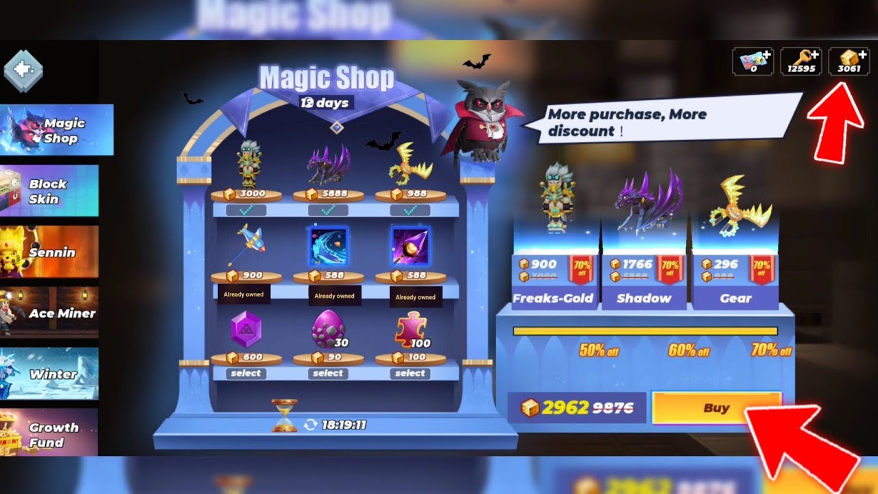 Buying Titles + Shadow Pet + Gear + Freaks Gold Skin Update 😲🤩 In Bedwars ( Blockman Go )