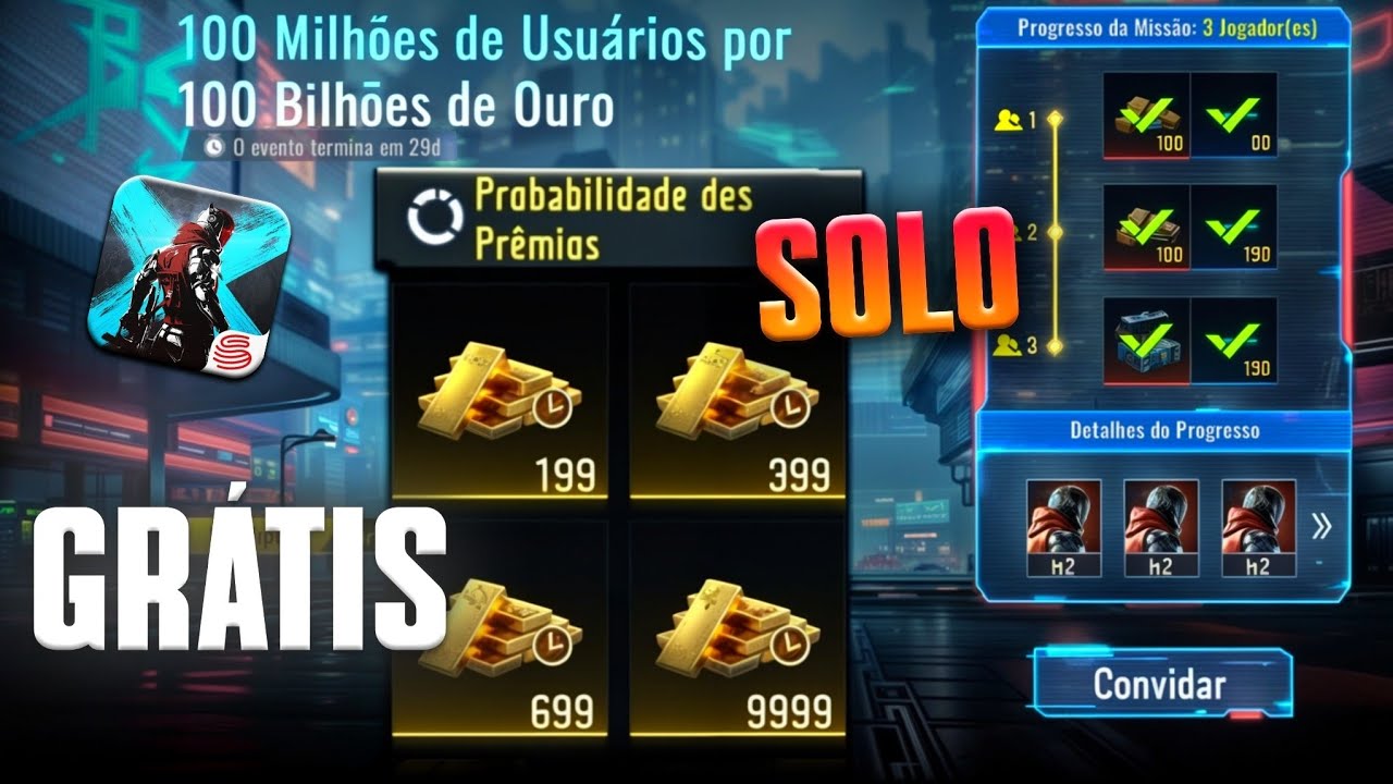 COMO PEGAR 9.999 GOLD EVENTO DE CHAMAR AMIGOS | COMO FAZER SOLO DICAS ATUALIZADO BUG | BLOOD STRIKE