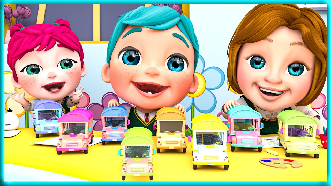 𝑵𝑬𝑾 10 Little Buses Song | Super Luca Kids Songs & Nursery Rhymes | EP 62