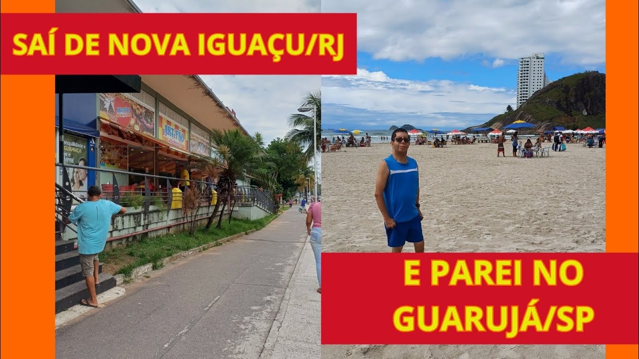Viagem Interestadual | Como ir de Nova Iguaçu/RJ até Guarujá/SP de ônibus