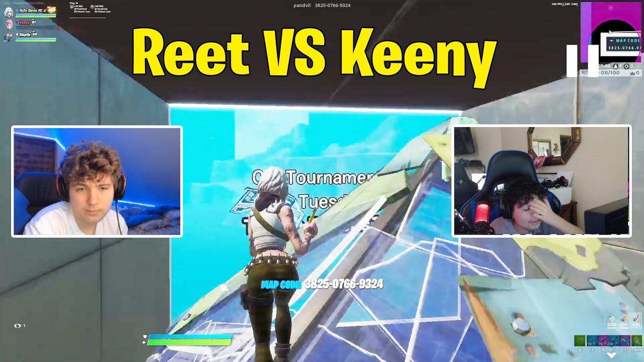 Outcast Keeny & FaZe Sway VS XTRA Reet & Scrubz In This 2v2 Zone Wars Wagers Goes INTENSE! Fortnite