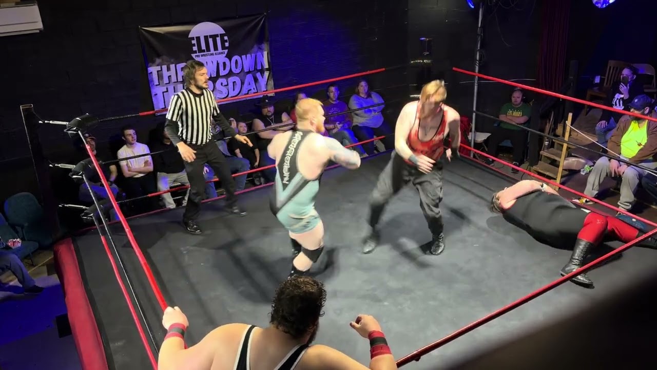 Fatal four way - Andrew Stevens, Jason Radatz, KP McGregor, Bo Steele . Elite Pro Wrestling Alliance