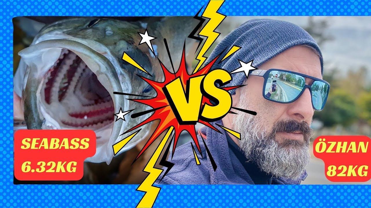 The Battle for a 6.32 KG GIANT:  Unbelievable Seabass Fishing Experience!