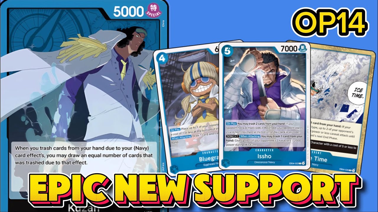 Кузан получает приятное усиление в EB04 + OP14! | Список карт и игровой процесс ONE PIECE TCG