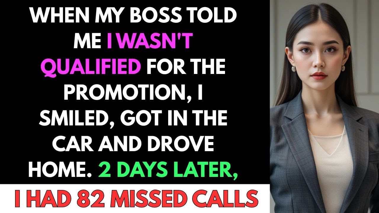 My Boss Said I Wasn't Ready for Promotion, So I Canceled My Notice....