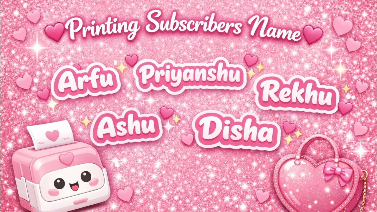 happy Holi ☺️🌈 printing subscribers name 🥰 read description 💕🪄 cmnt fast your name is on screen 😍✨🪄🩰