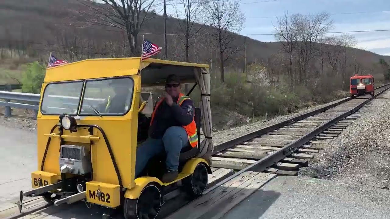 NARCOA SPEEDER EXCURSION 05/01/2022 READING NORTHERN RAILROAD - Reading to Pittston, PA