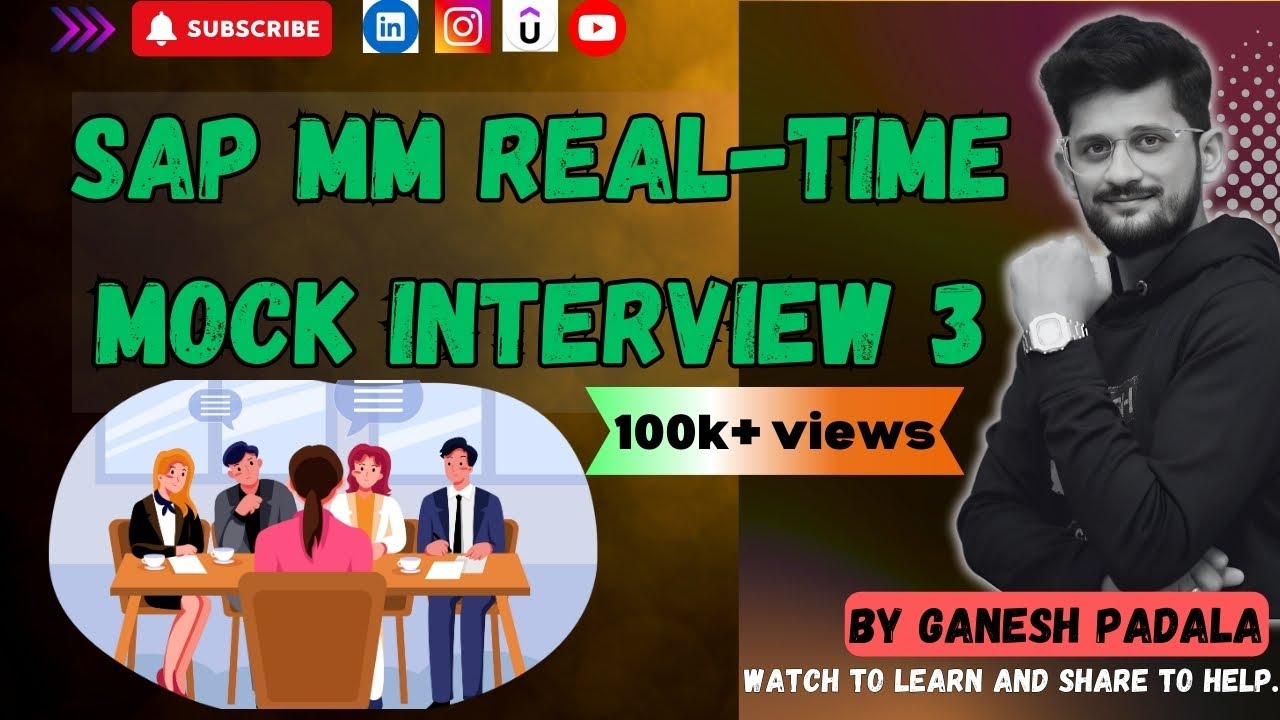 SAP MM Real-Time Mock Interview 3 || #sapmminterview #sapfunctionalinterview #sapfreeknowledge #sap