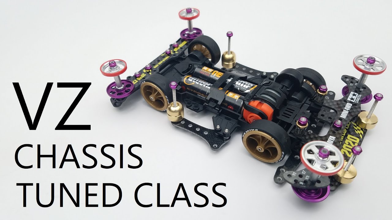 【ミニ四駆】Tamiya Mini 4WD Build: VZ Chassis Tuned Class Build