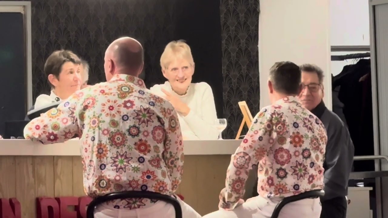 Bel après-midi avec l’orchestre d’ Emmanuel Bolivard à Vallères (37190), le mardi 12 décembre 2023.