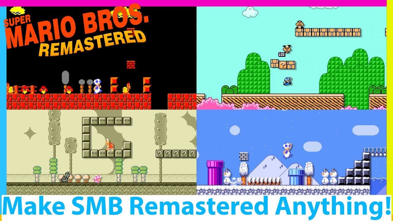 Super Mario Bros Remastered Updated! How To Mod and Play