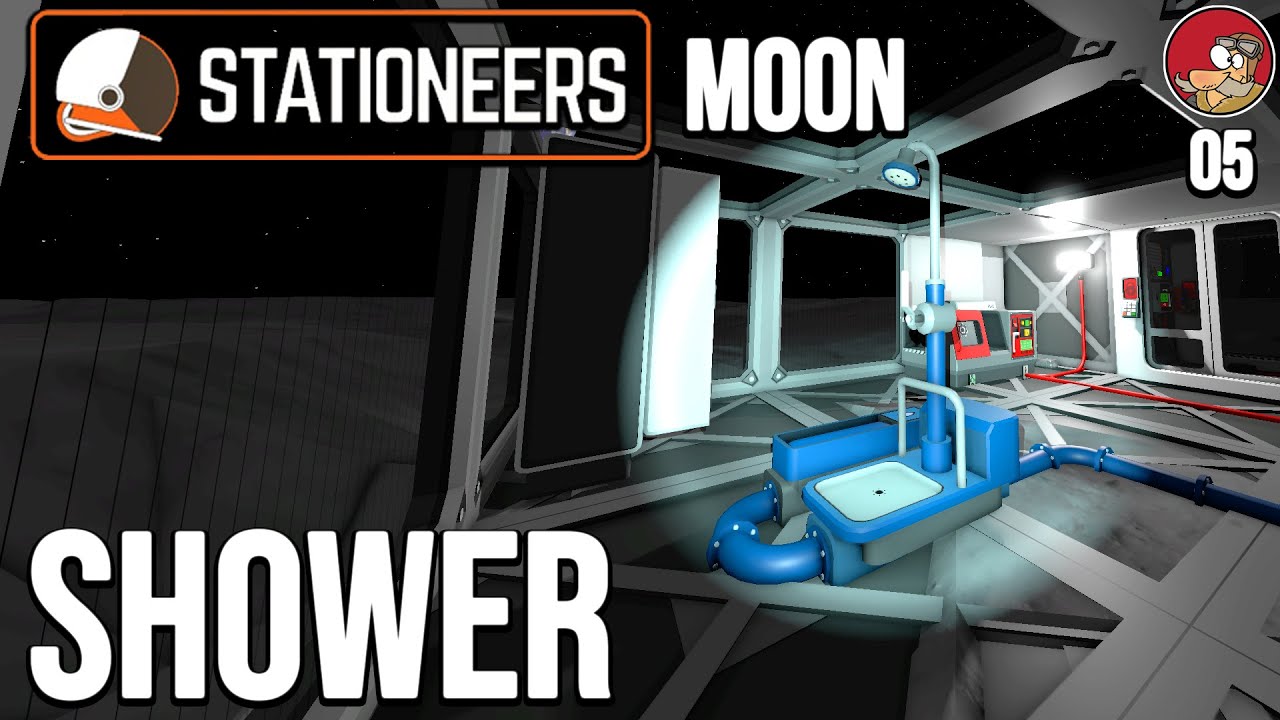 It Stinks - Shower Needed - Stationeers Moon - Shelter in Space Update - ep 05