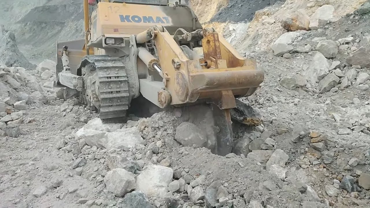 Ripping Hard Rock Powerful Machines Working at Another Level Dozer Building a New Transport Road