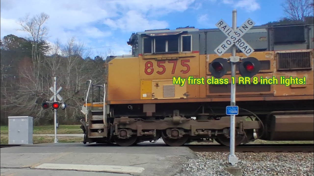 UP 8575 leads mixed (My first class 1 RR 8 inch lights!)