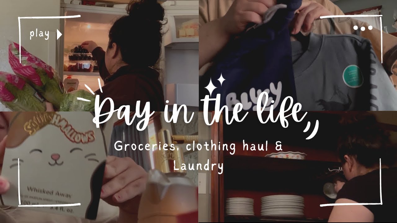 DAY IN THE LIFE : Trader Joe’s, Online shopping and putting laundry away