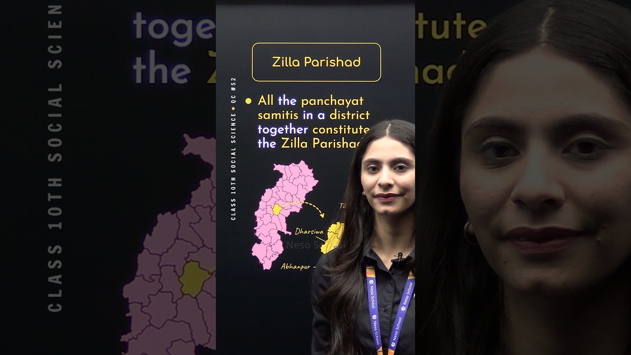 Rural Local Government: Zilla Parishad #SocialScience #Civics #NesoSchool #QuickConcepts