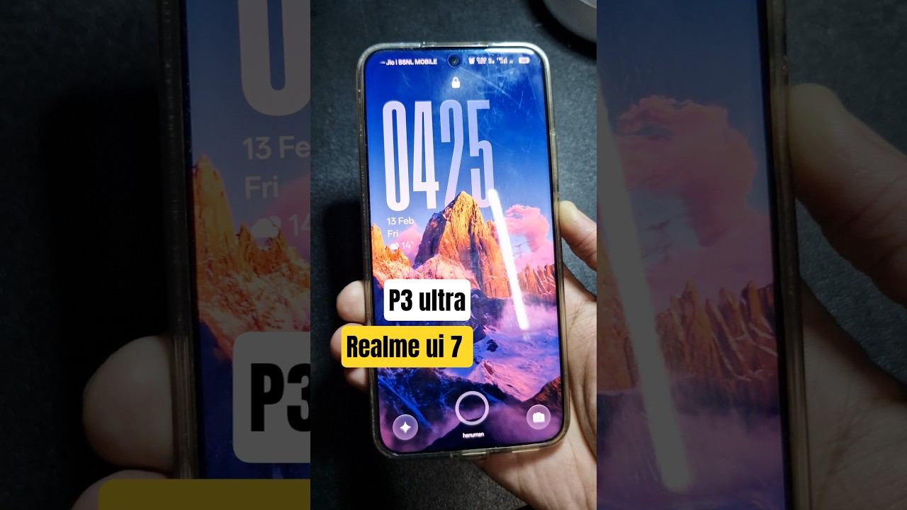 Realme ui 7 new flux theme | p3 ultra | #shorts