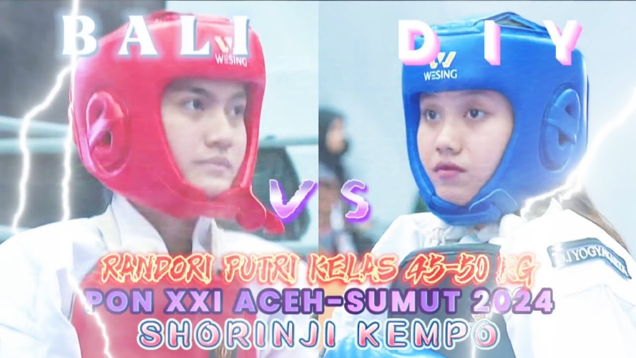 Made Bali Runtuhkan Batari DIY PON 2024 Randori Putri Kelas 45 50 KG Shorinji Kempo