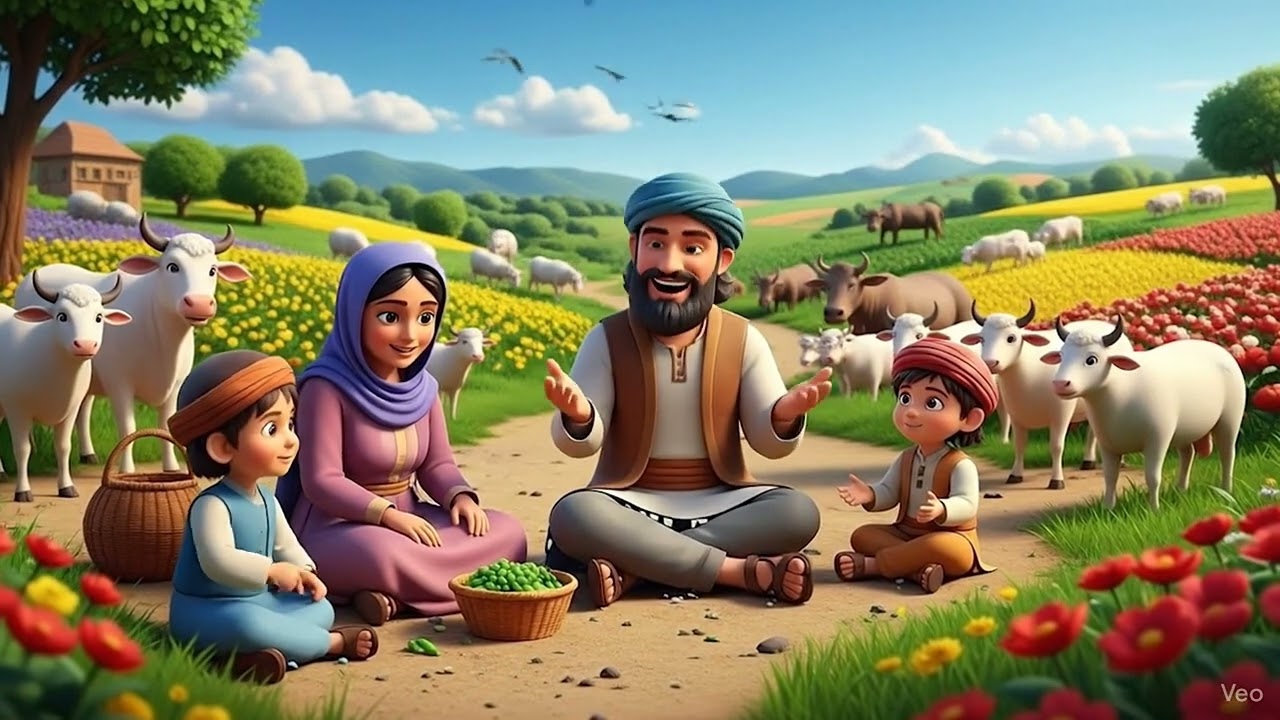 قصة سيدنا أيوب: نبي الصبر والفرج بعد الإبتلاء 😢