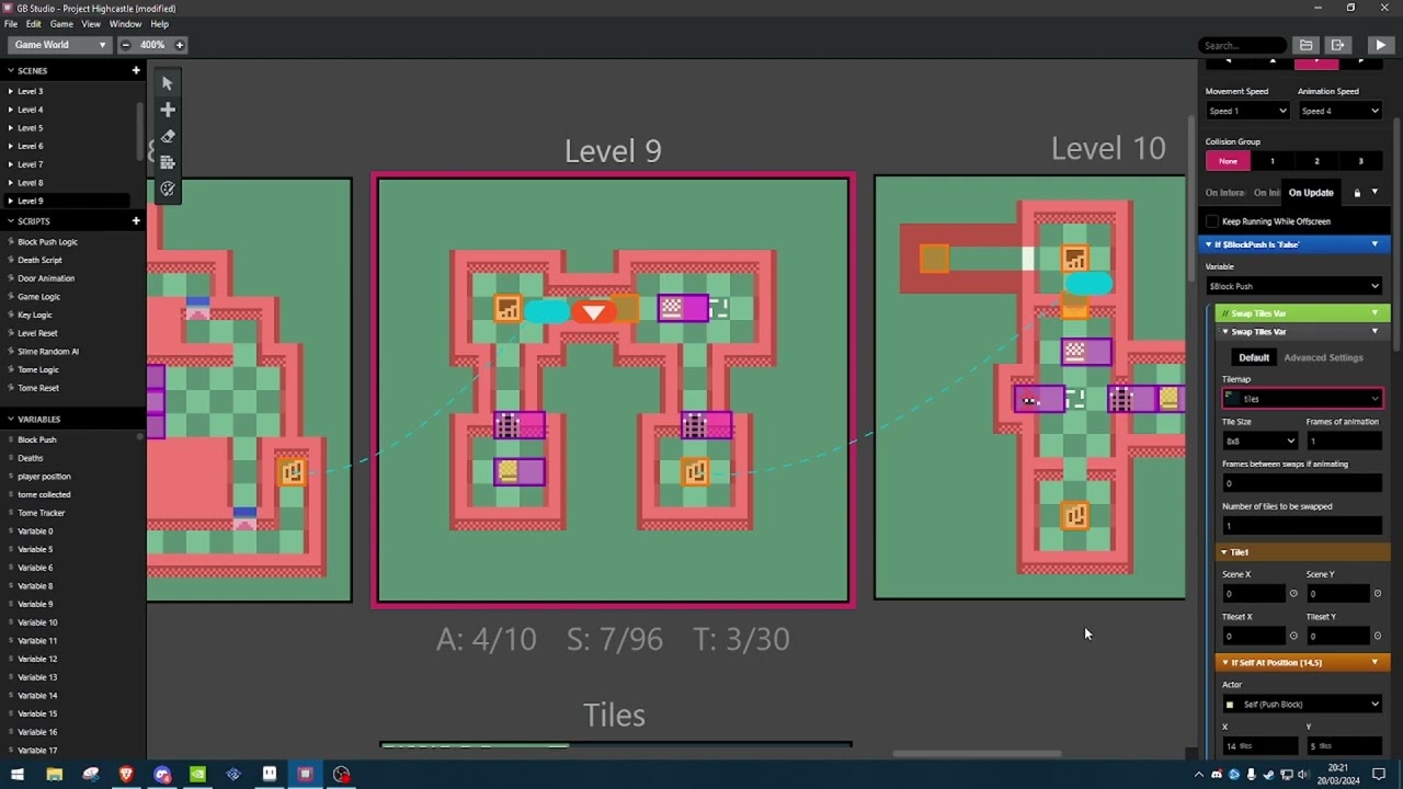 Tile Swap Plugin for GB Studio Tutorial