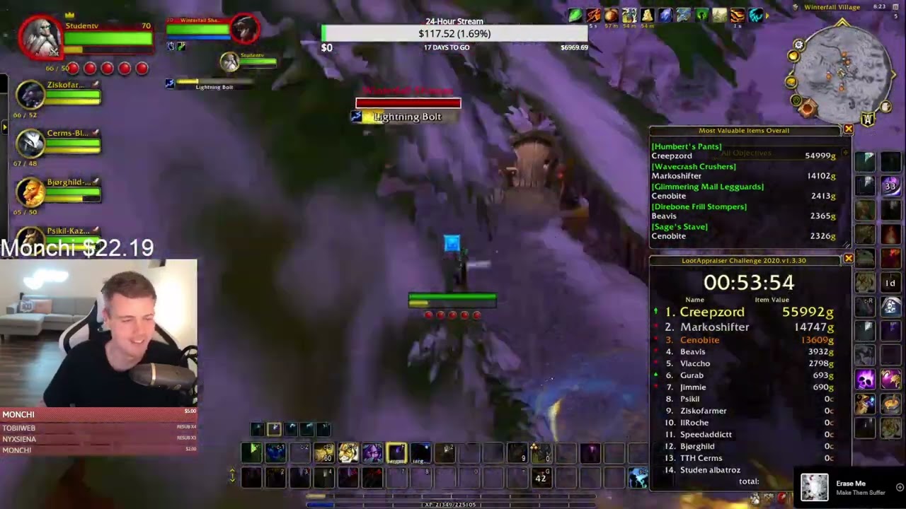 Making INSANE Gold Farming The 90,000g PET! War Within Goldfarm