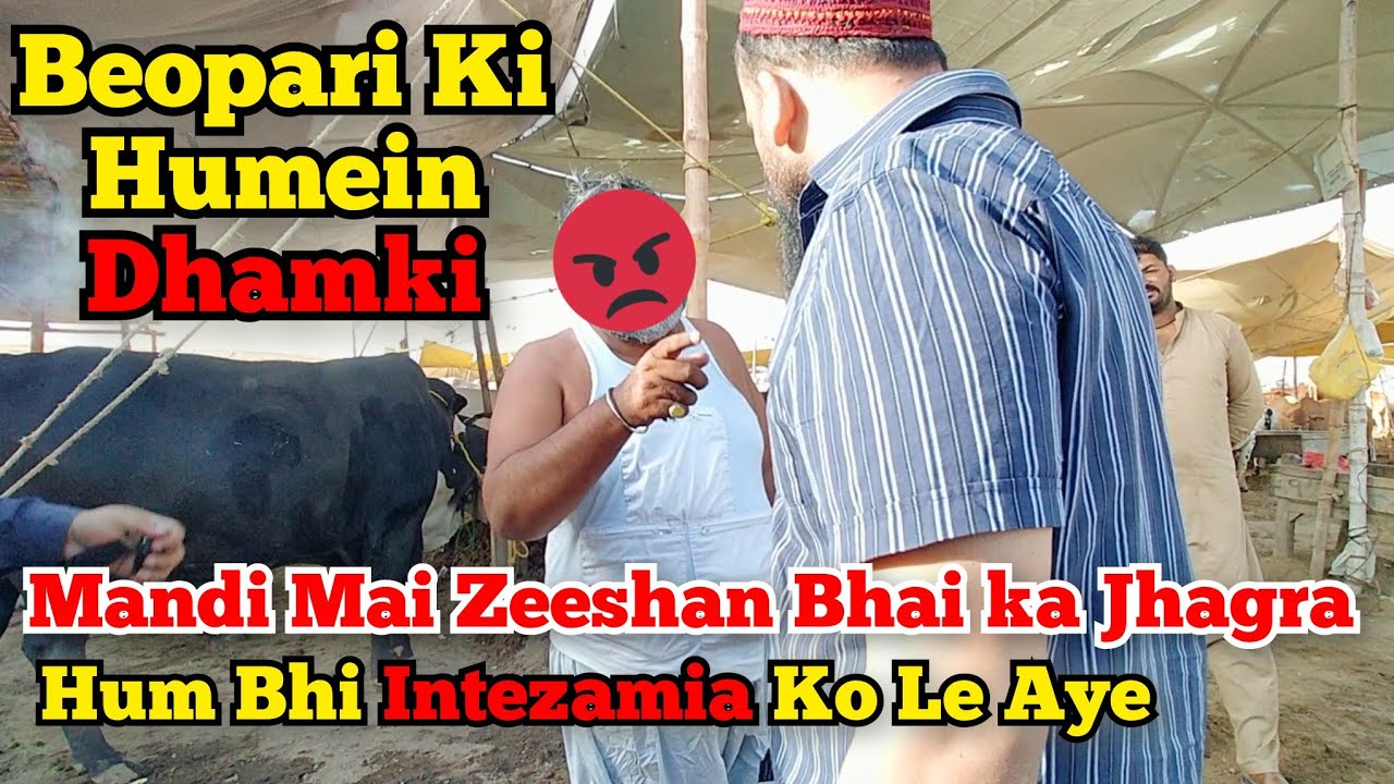 Beopari Ki Dhamki Pe Zeeshan Bhai Ka Phadda Hum Intezamia Ko Le Aye 😱 || Amazing Cattles Pakistan