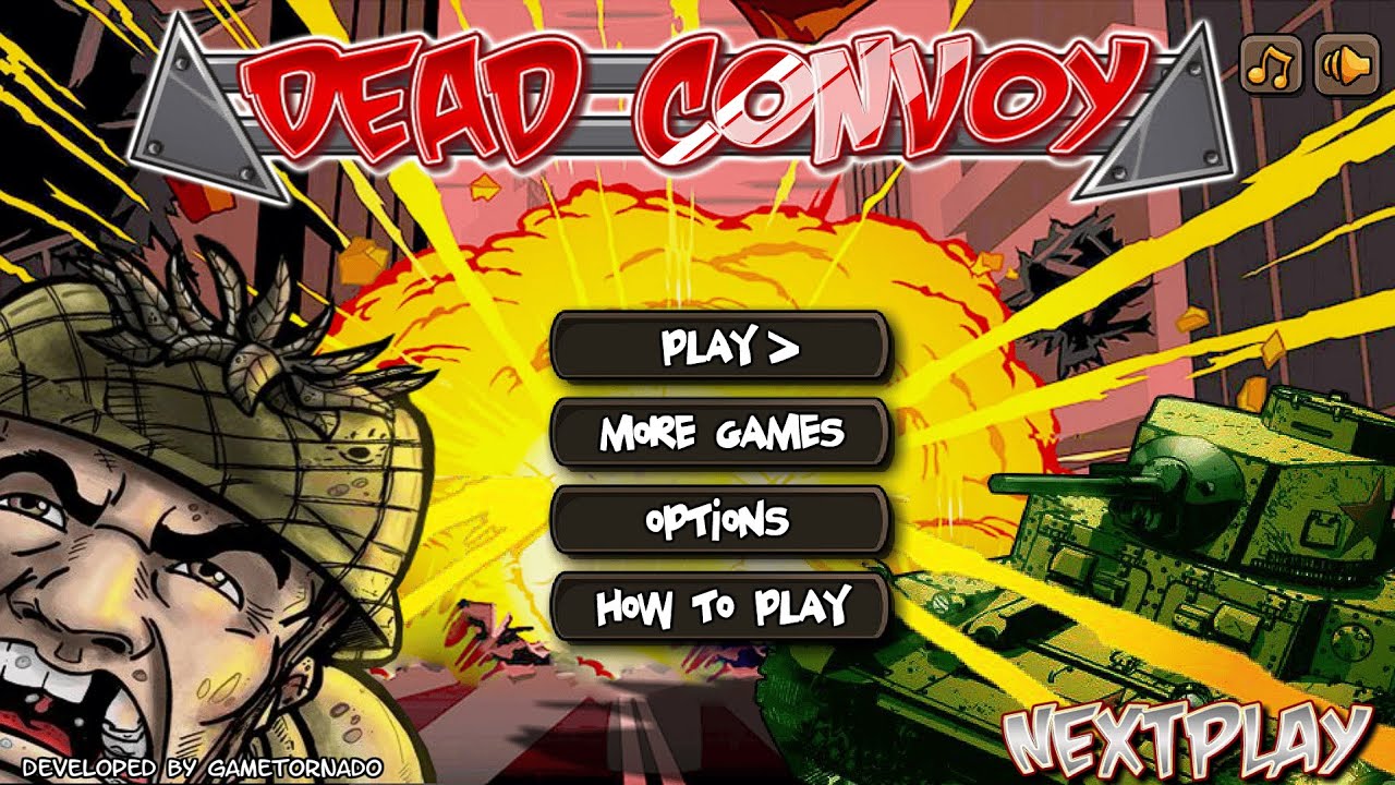 Dead Convoy (Flash Game) Full Gameplay All Levels 1-24