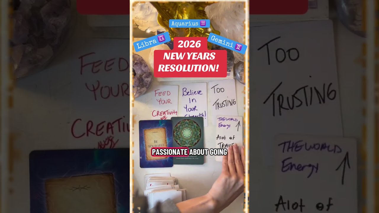 AQUARIUS ♒️ ~GEMINI ♊️ ~LIBRA ♎️ - 2026 NewYears Resolution Guidance From Spirit 💫 Whats Coming 🥳😇👏