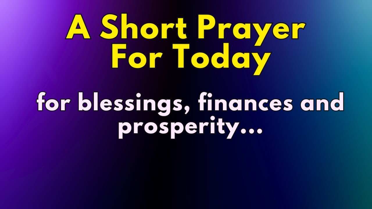 LORD GOD, I ask for your blessings and prosperity, help me to increase my finances and wealth