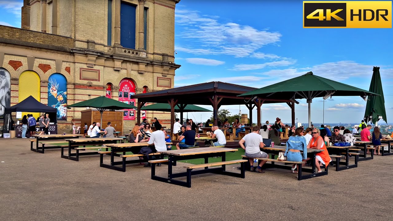 The London You Never See ! North London Walk | Muswell Hill and Alexandra Palace Park [4K HDR]