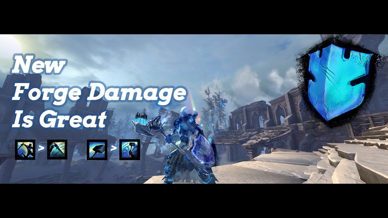 GW2 WvW Hammer Luminary Solo/Duo Roaming/Outnumbered with New fun damage numbers
