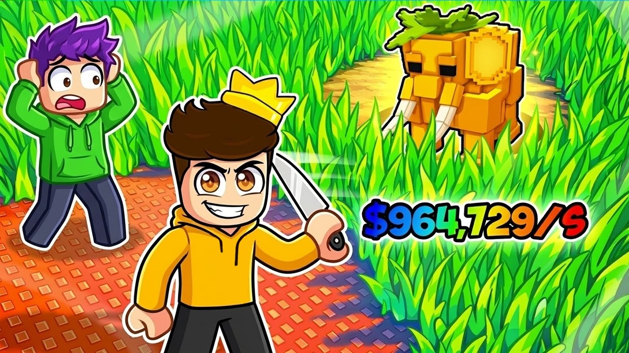 SPENDING $968,468,544 TO CUT THE GRASS IN ROBLOX!