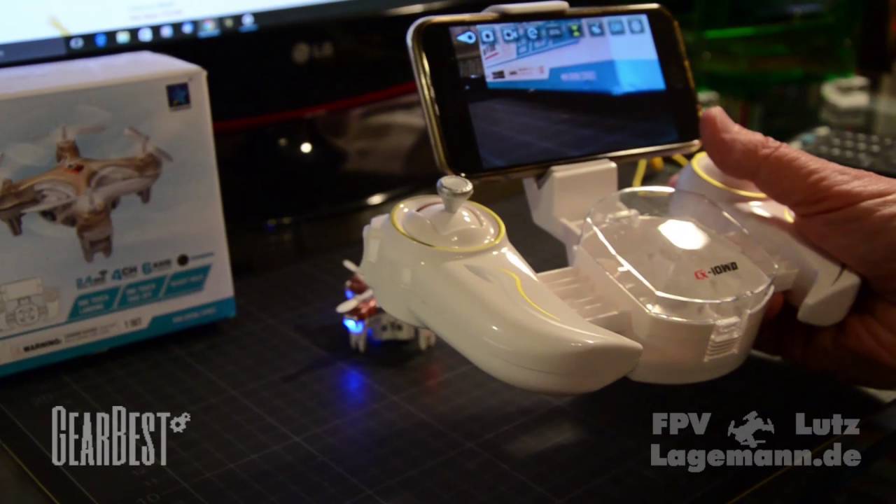 Review: Cheerson Mini FPV Drone CX-10WD von GearBest (german)