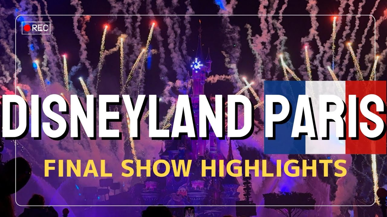 【パリの魔法】ディズニーのナイトショーが想像以上だった｜海外旅行Vlog
