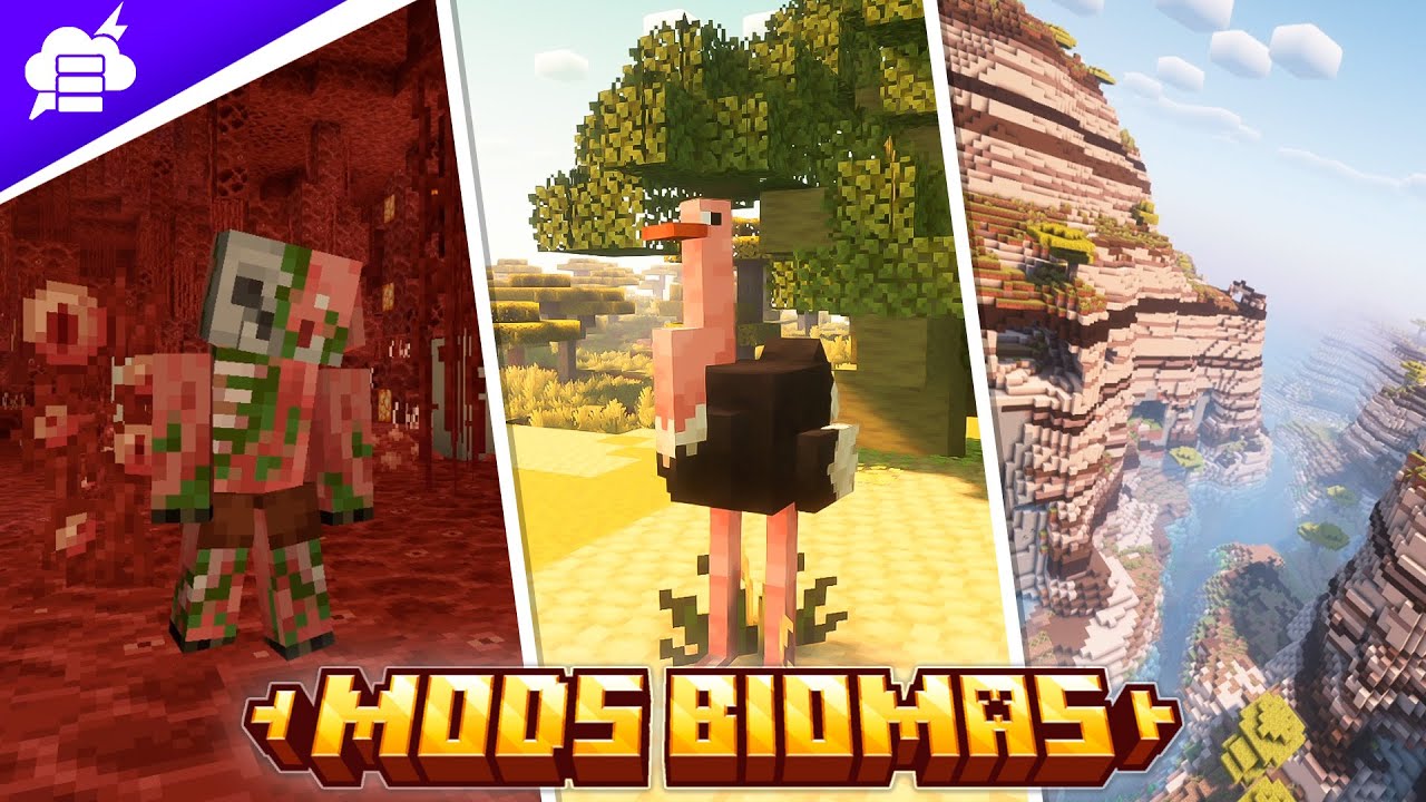 🍃Mejores MODS de BIOMAS para MINECRAFT🍃  - 1.20.1 - 1.21.8