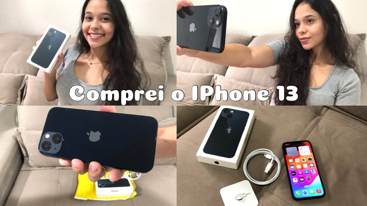 UNBOXING: COMPREI O IPHONE 13, 128gb| TESTEI A CÂMERA, MOSTREI TUDO