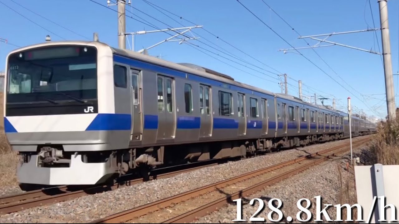 【在来線最強クラス】125km/h超限定 JR常磐線 本気の超高速通過集‼︎ 速度付き