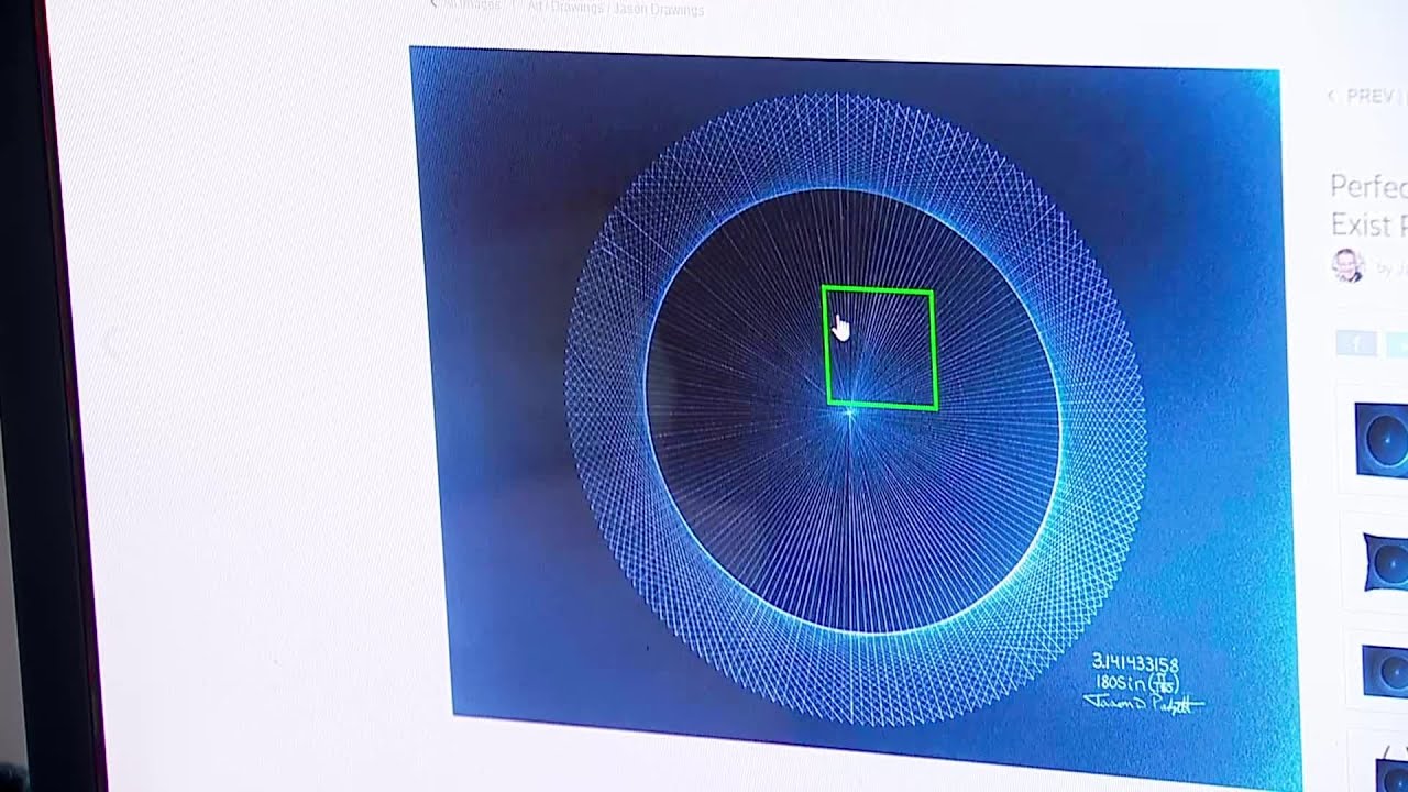 Jason Padgett describes why there is no such thing as a perfect circle