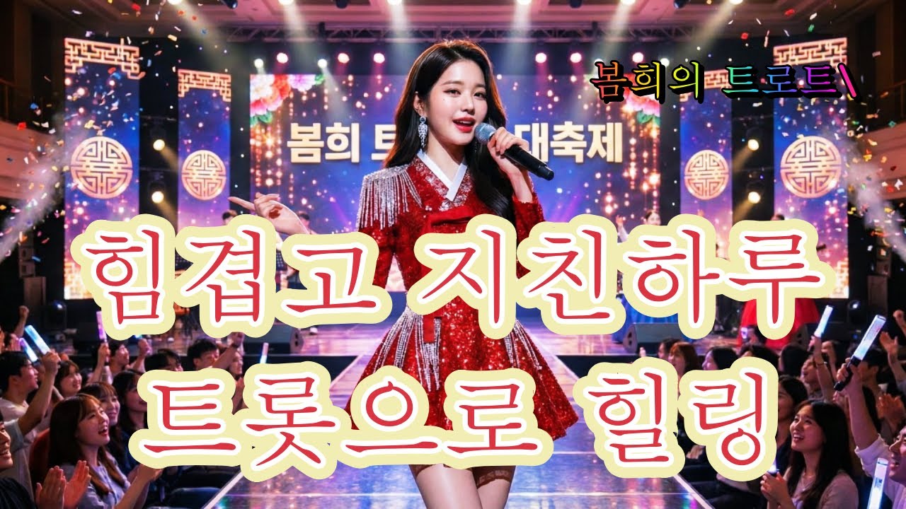 힘겹고 지치는 😪오늘 하루 트롯으로 힐링하세요 봄희의 트로트 메들리❤️