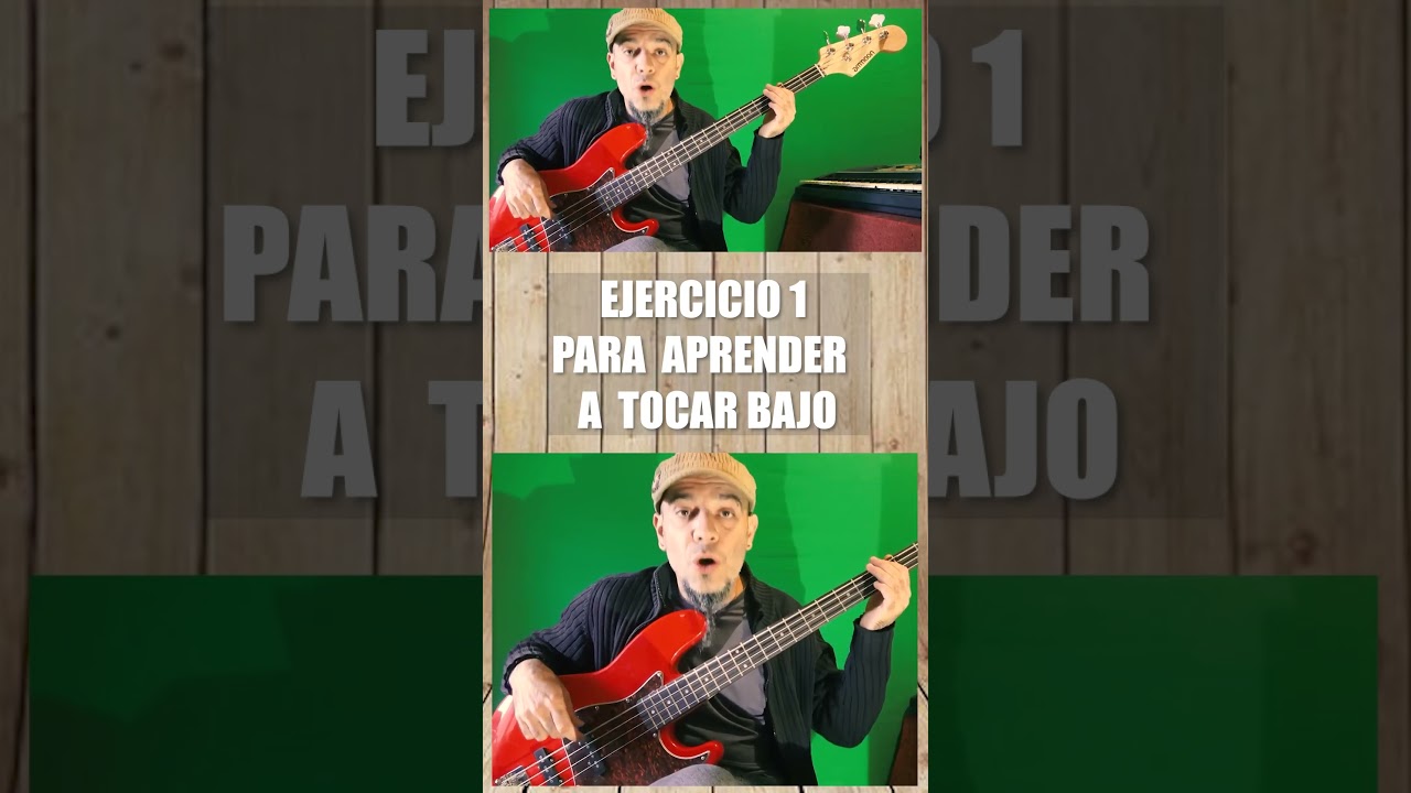 EJERCICIO 1 para aprender FÁCIL a TOCAR el BAJO 🎸 