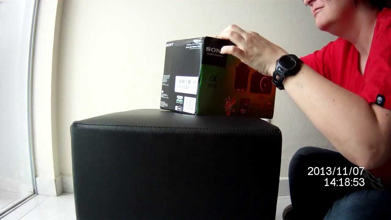 unboxing Sony ILCE 3000K