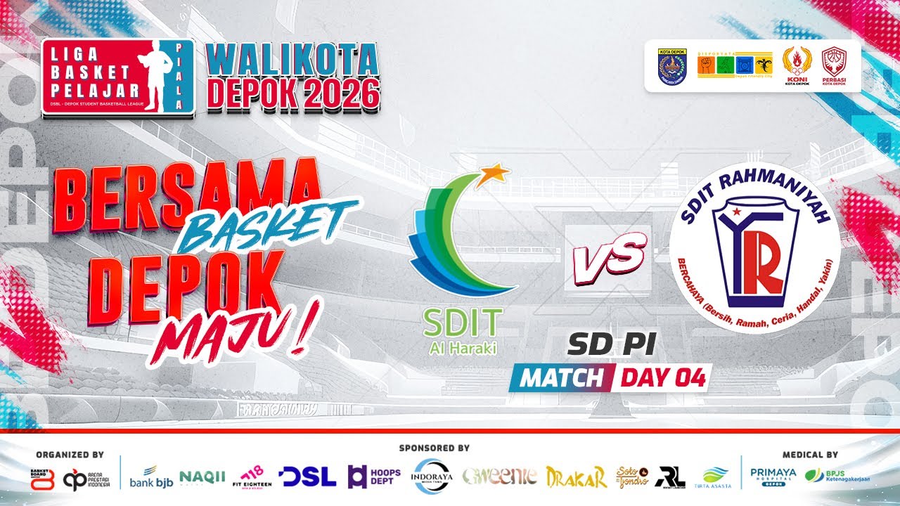 🔴 D4 [ Match 1 ] SDIT AL-HARAKI VS SDIT RAHMANIYAH ( SD PI ) 🏅 LBP Piala Walikota 2026
