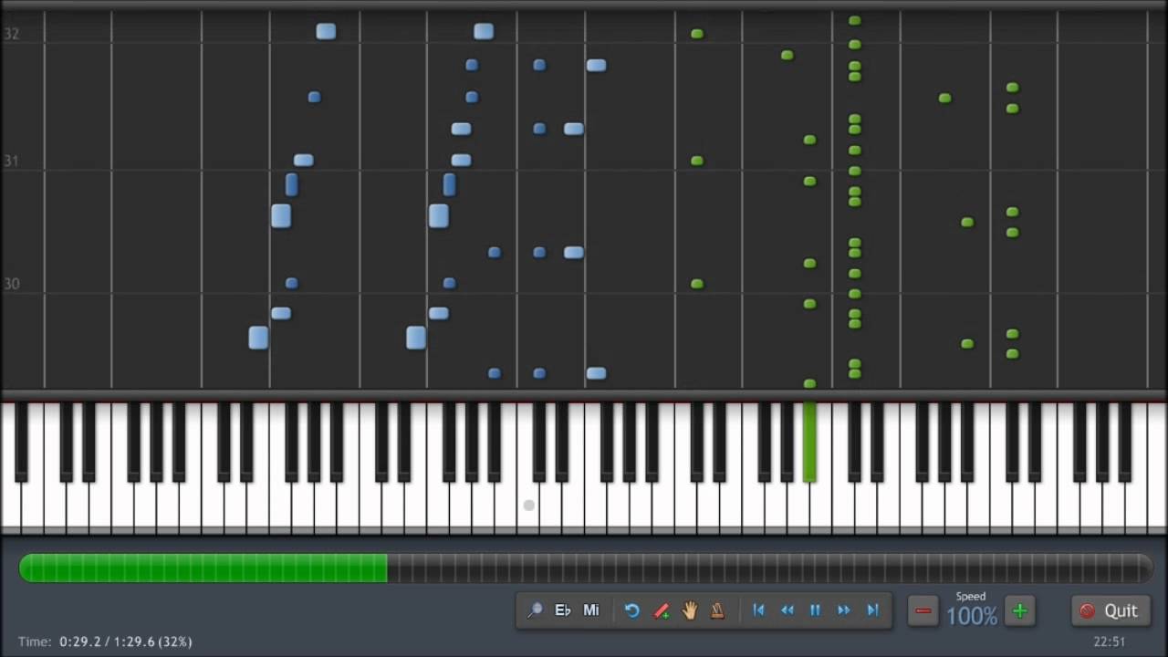 Chopin - Étude Op. 10 - No. 5  in G-flat major (Black Keys) Piano Tutorial (100%) Synthesia