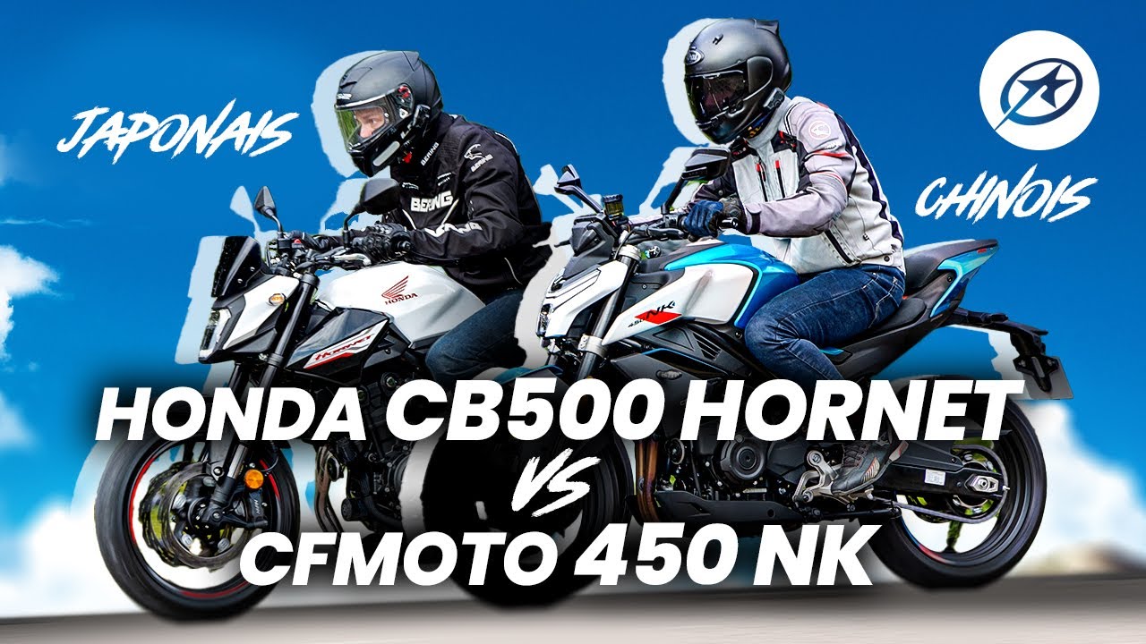 CFMOTO 450NK vs Honda CB500 Hornet (Comparo 2025) - Japonais contre Chinois