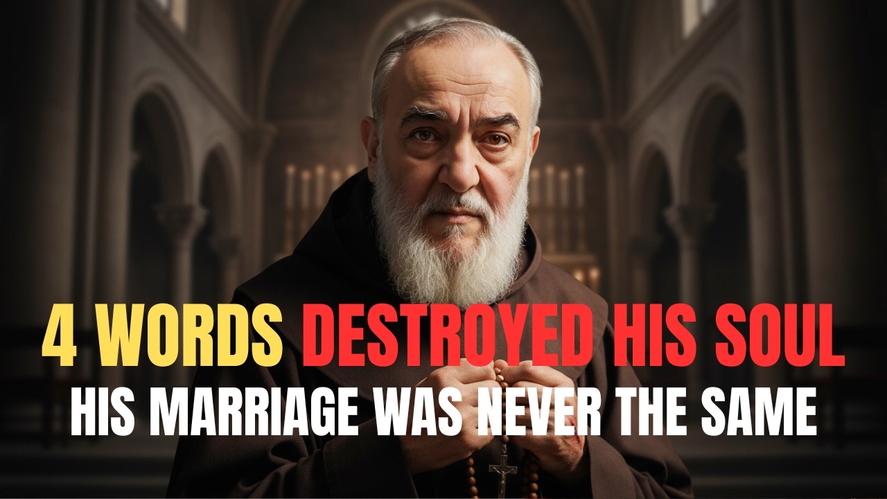 The 4 Words That Destroyed a Marriage — Padre Pio SAW What Happened to His Soul