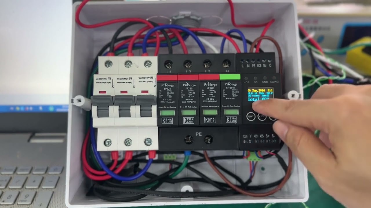 Prosurge develops a smart multi-function monitoring device for power system and LPS.