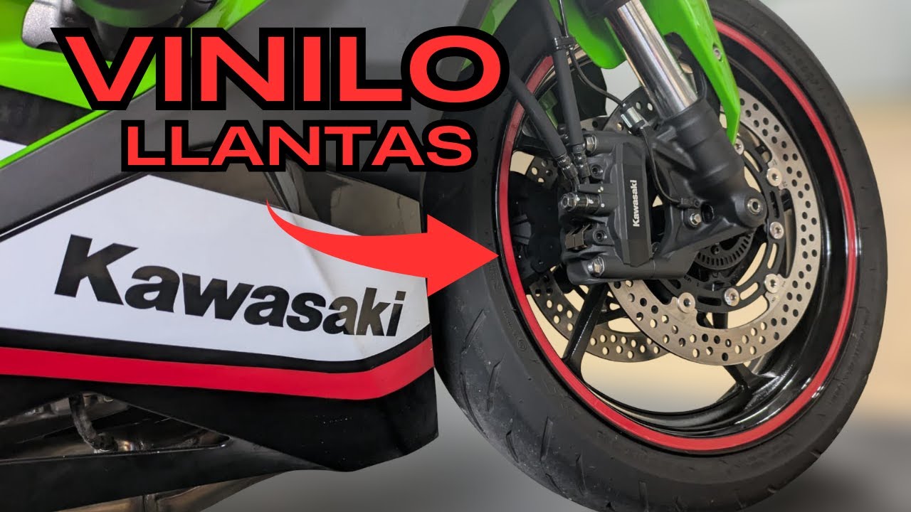 #15 Como Instalar Vinilo Llanta en Kawasaki ZX-4RR
