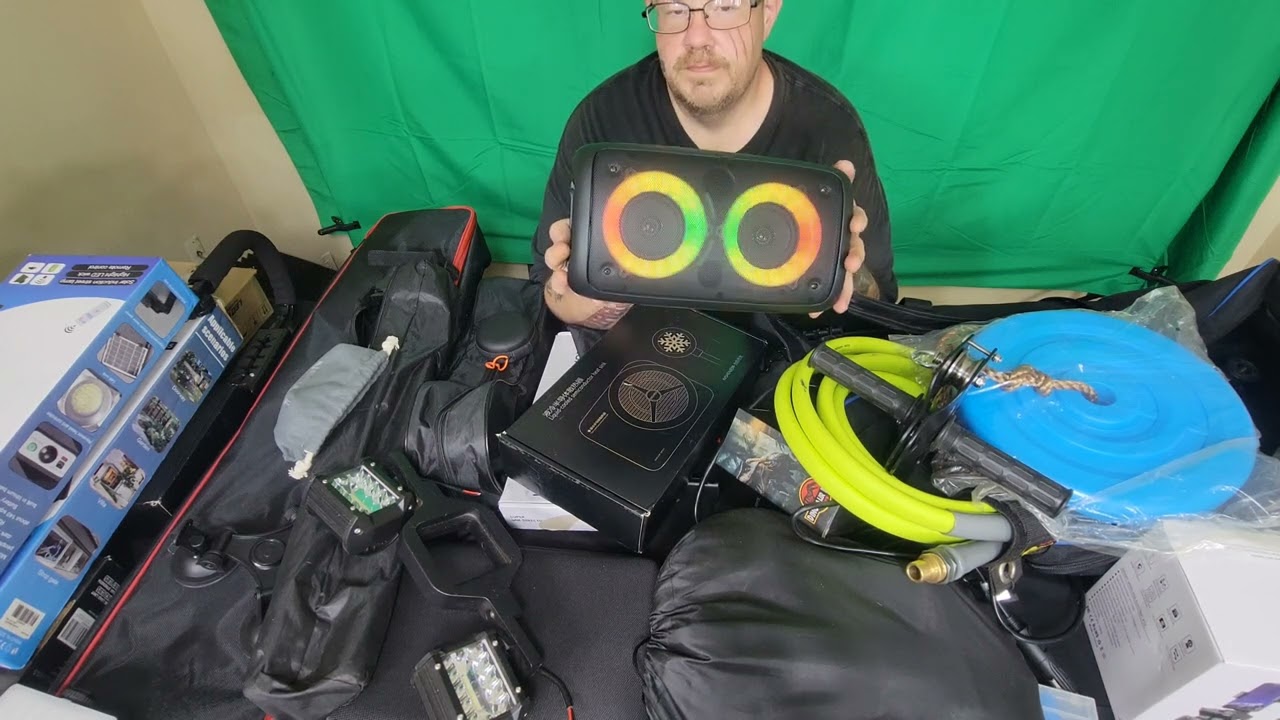 King Lucky audio. Bluetooth speaker review. Tiktok shop #wolfdog #vanlife #gamer