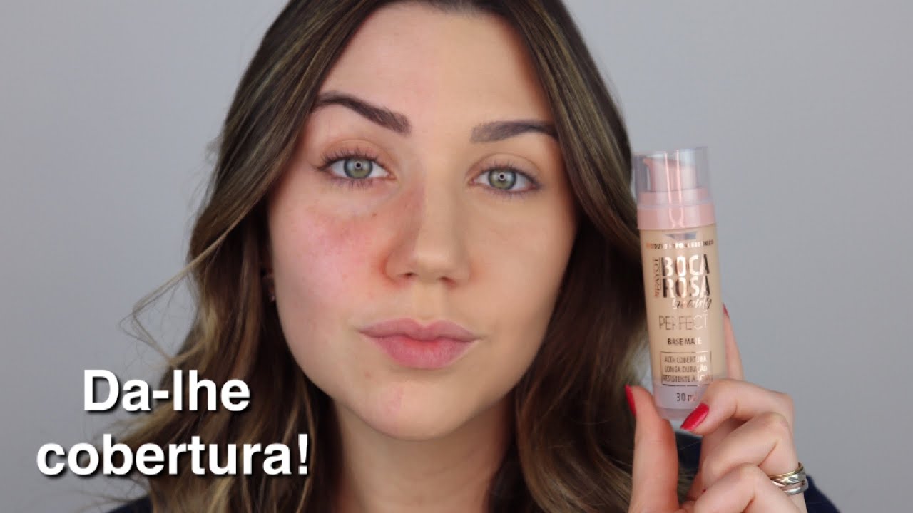 TESTEI - RESENHA BASE BOCA ROSA BEAUTY PERFECT